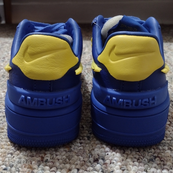 Nike X AMBUSH Air Force 1 Low \'Game Royal\' Blue Yellow